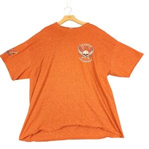 Sturgis 75th Anniversary 2015 Black Hills Rally Skull Graphic T Shirt‎ Mens 2XL